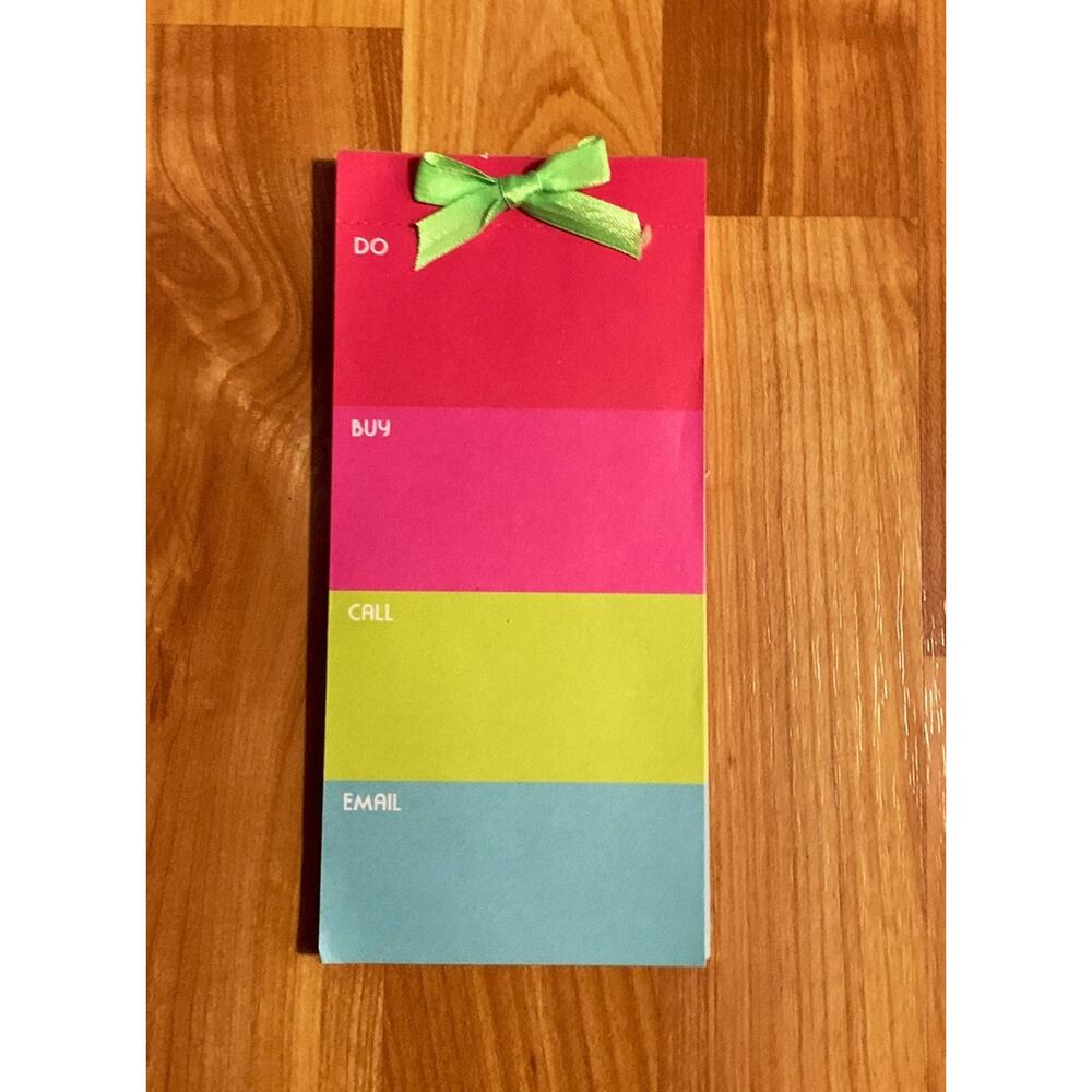 Get It Done! Vibrant 4-Section‎ Daily Organizer Magnet Pad